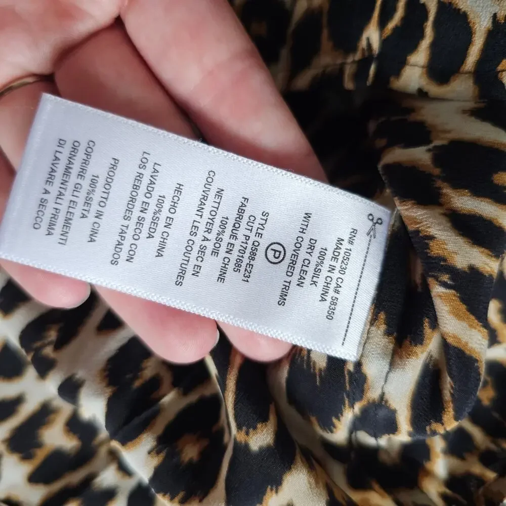 NWT Equipment Slim Signature Silk Shirt